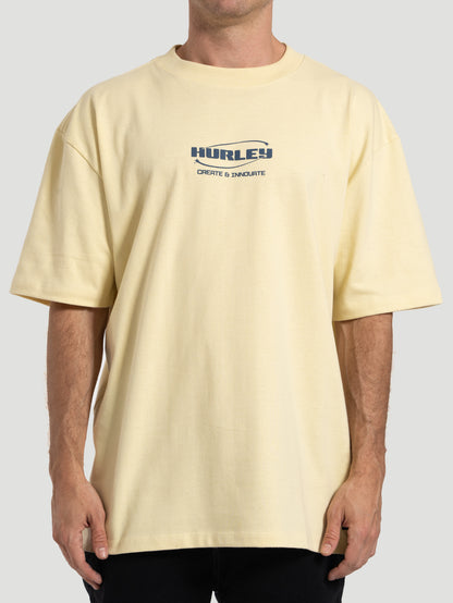 Camiseta Especial Manga Curta Hurley Innovate MaxFit Amarelo