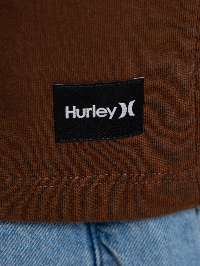 Camiseta Especial Manga Curta Hurley Innovate MaxFit Marrom