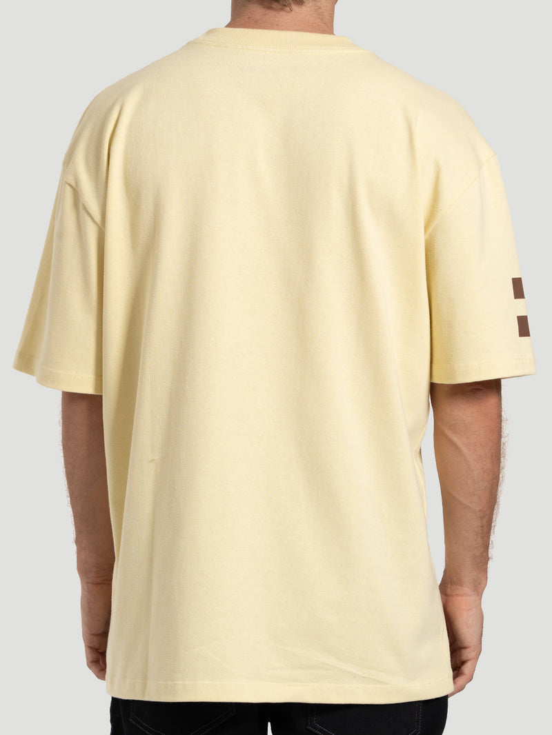 Camiseta Especial Hurley Block Party Max Fit Amarela
