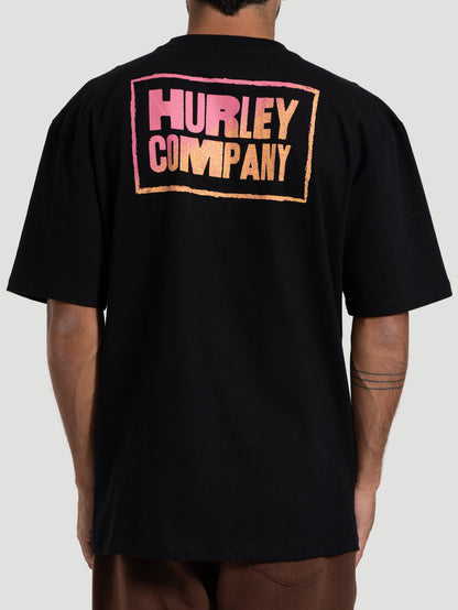 Camiseta Especial Hurley Company MaxFit Preta