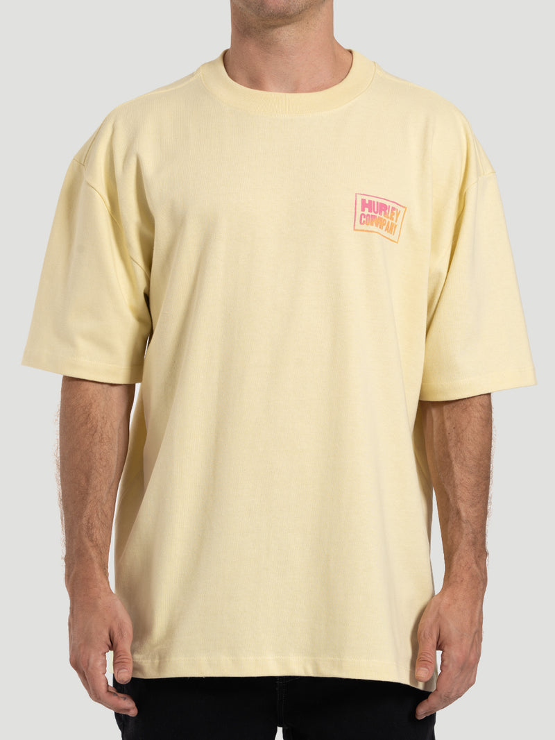 Camiseta Especial Hurley Company MaxFit Amarelo