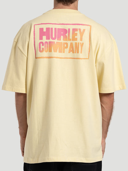 Camiseta Especial Hurley Company MaxFit Amarelo