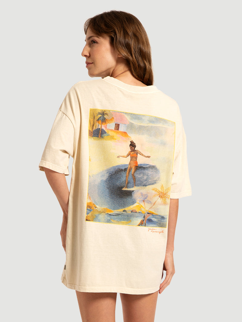 Camiseta Especial Off White Hawaii Hurley X Jade