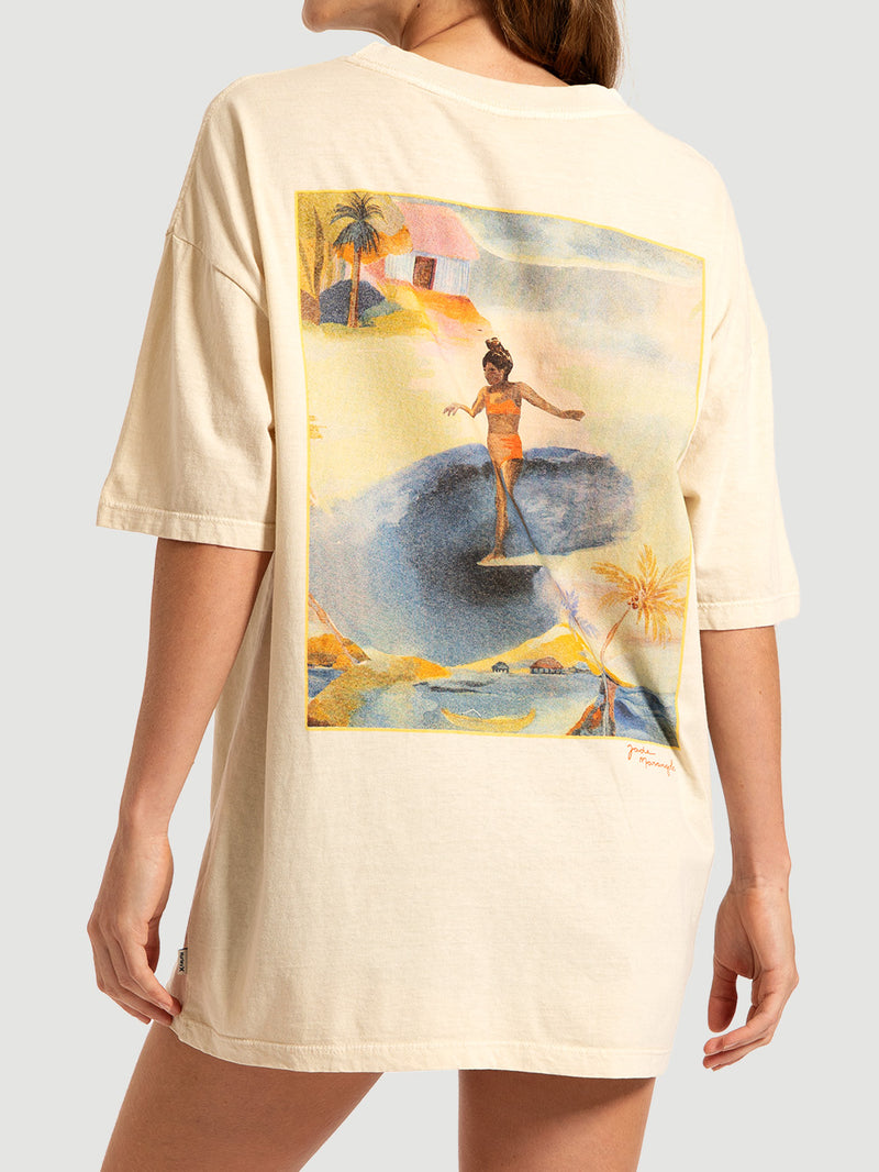 Camiseta Especial Off White Hawaii Hurley X Jade