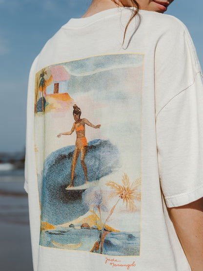 Camiseta Especial Off White Hawaii Hurley X Jade