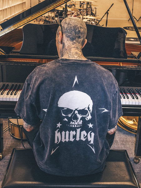 Hurley x Travis Barker Camiseta Especial Skull Island