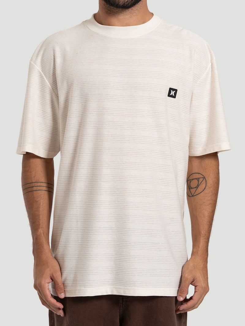 Camiseta Especial Hurley Texture Max Fit Areia