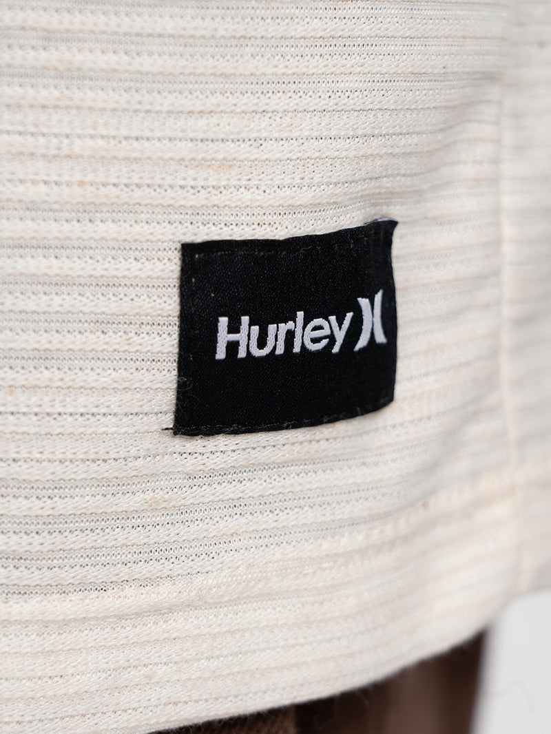 Camiseta Especial Hurley Texture Max Fit Areia