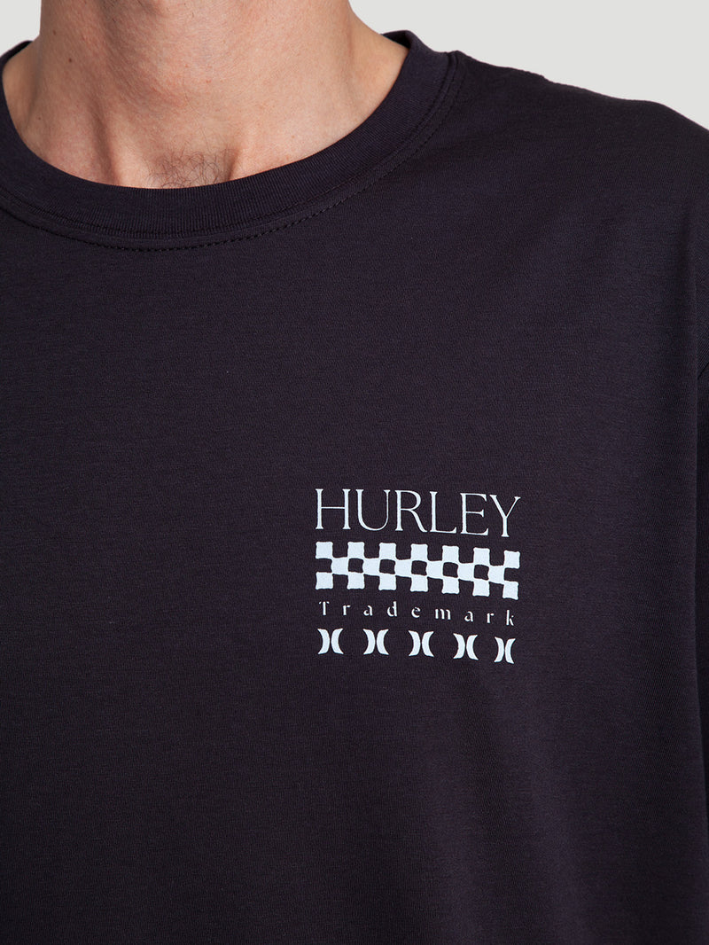 Camiseta Especial Hurley Trademark Preto