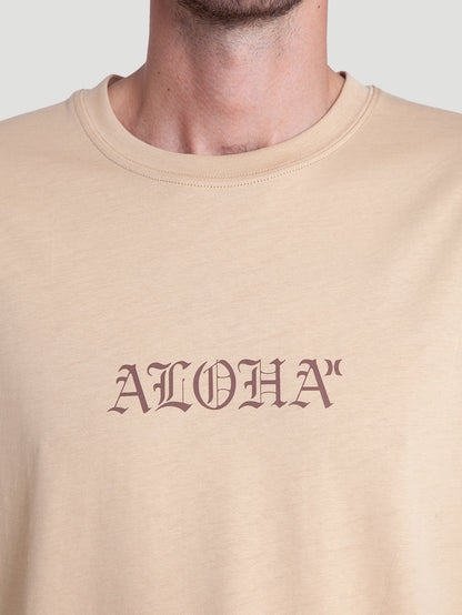 Camiseta Especial Hurley Aloha Bege