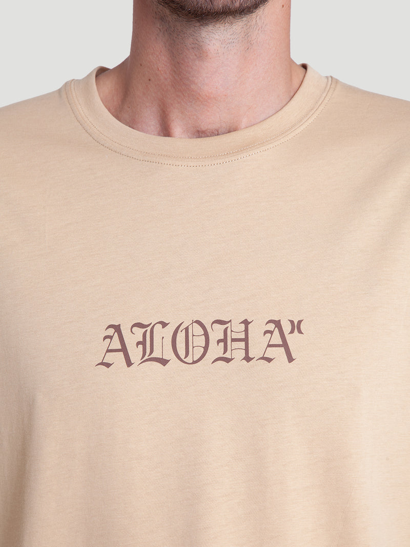 Camiseta Especial Hurley Aloha Bege