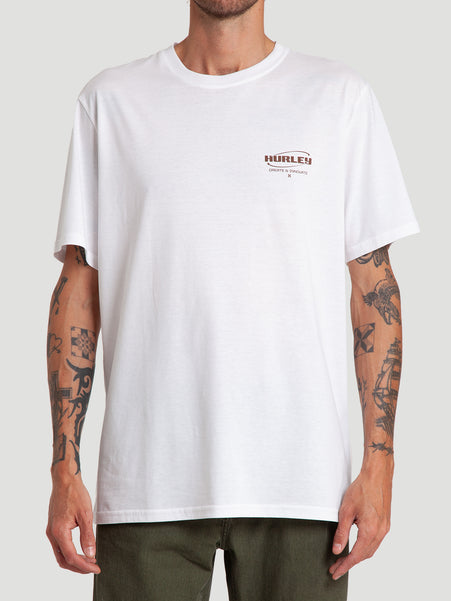 Camiseta Especial Hurley Innovate Algodão Peruano Branca