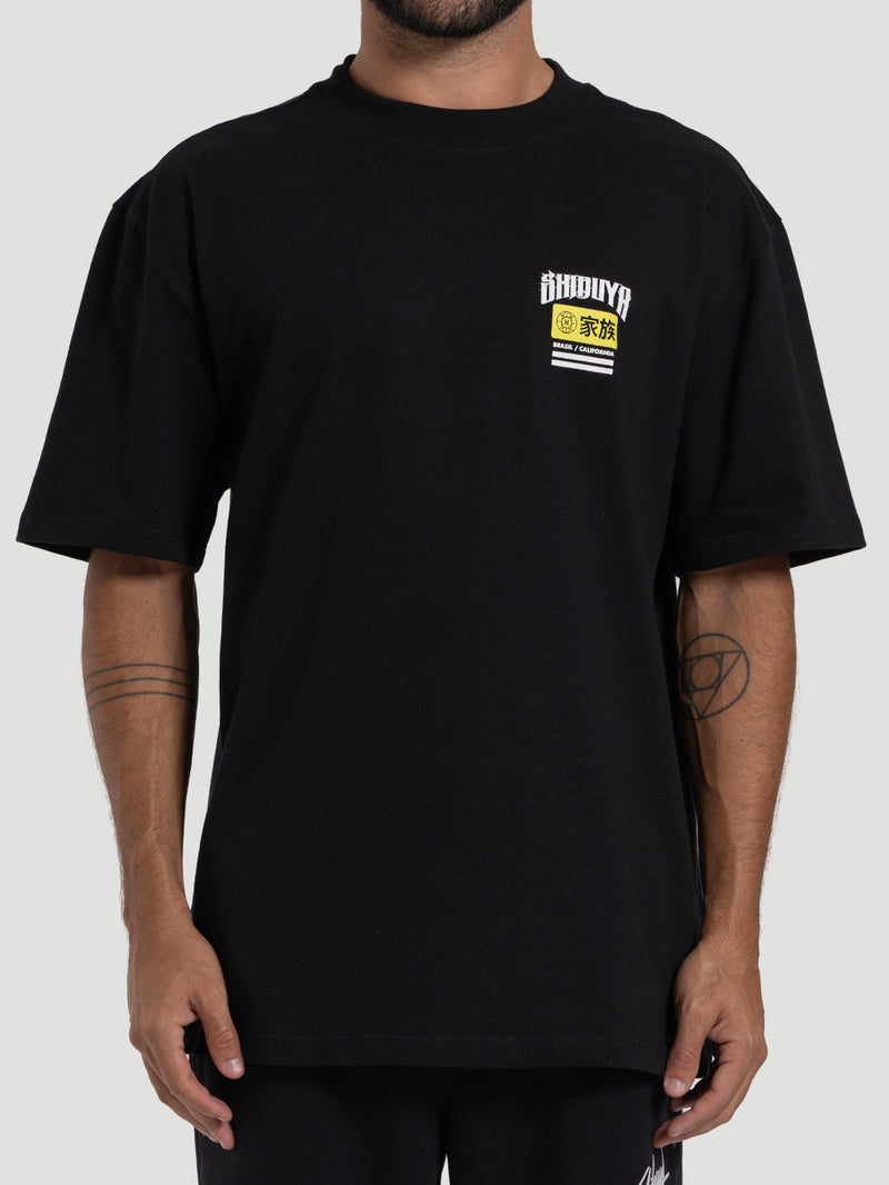 Camiseta Max Fit Hurley x Shibuya Escama Preta