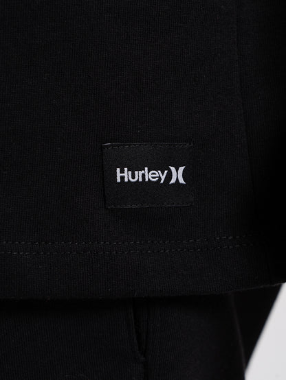 Camiseta Max Fit Hurley x Shibuya Signature Block Party Preta