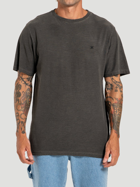 Camiseta Hurley Especial Wash Icon Bordado Preta