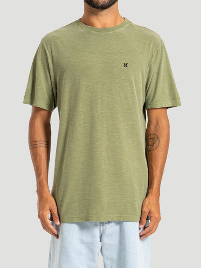 Camiseta Hurley Especial Wash Icon Bordado Verde