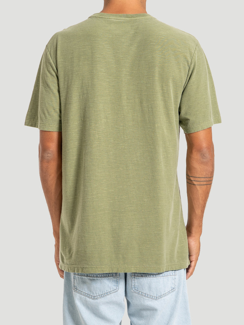 Camiseta Hurley Especial Wash Icon Bordado Verde