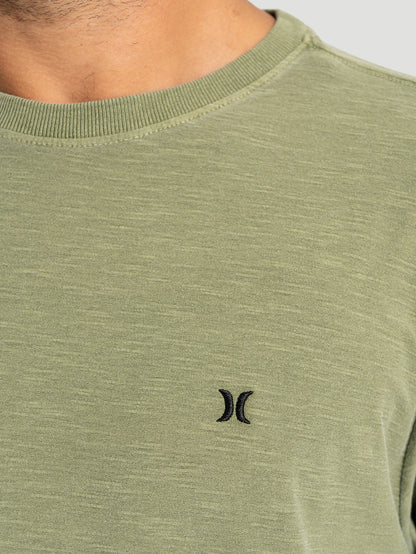 Camiseta Hurley Especial Wash Icon Bordado Verde