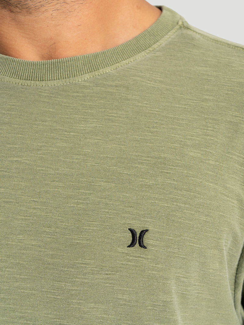 Camiseta Hurley Especial Wash Icon Bordado Verde