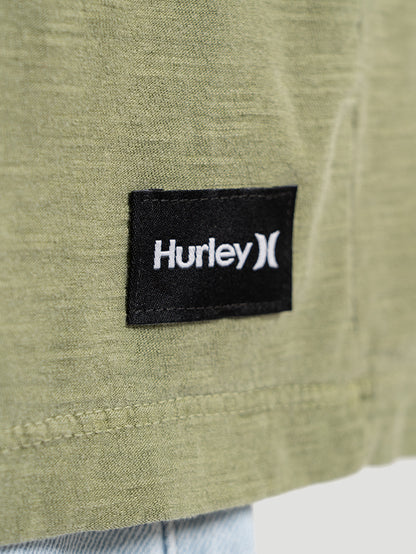 Camiseta Hurley Especial Wash Icon Bordado Verde