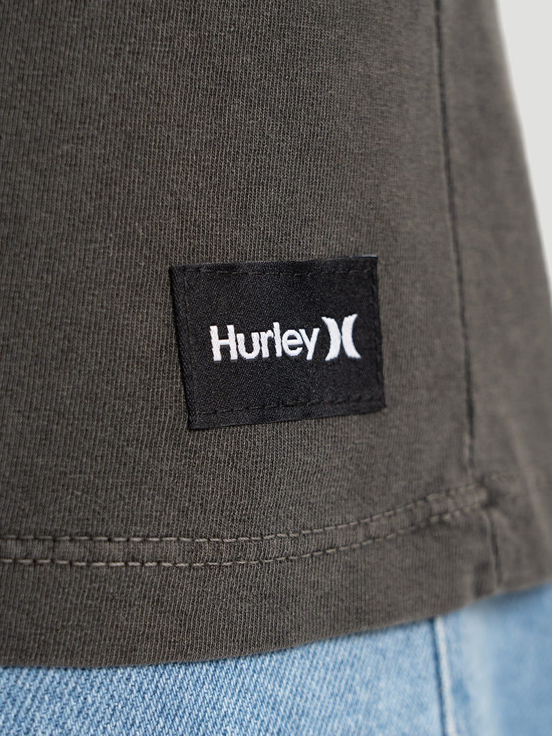Camiseta Hurley Especial Mini Bells Icon Bordado Preta