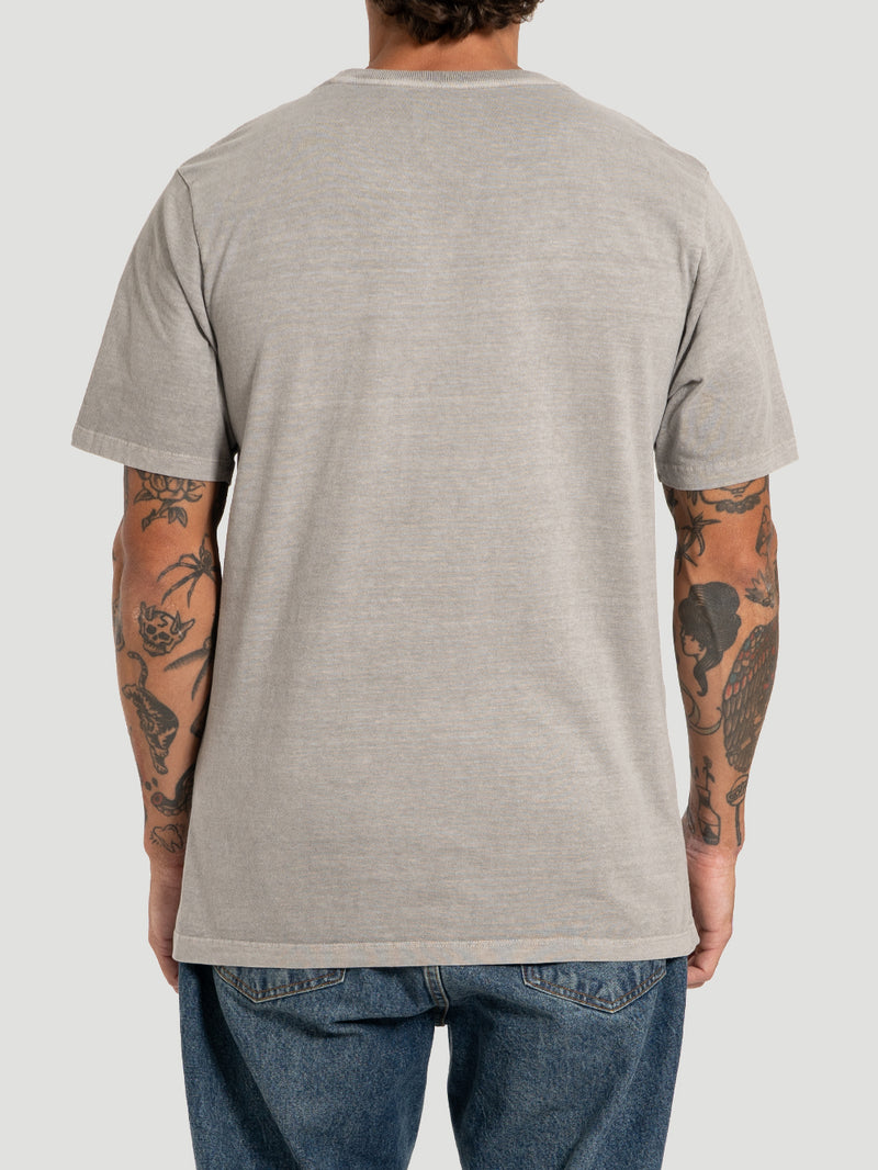 Camiseta Hurley Especial Mini Bells Icon Bordado Cinza