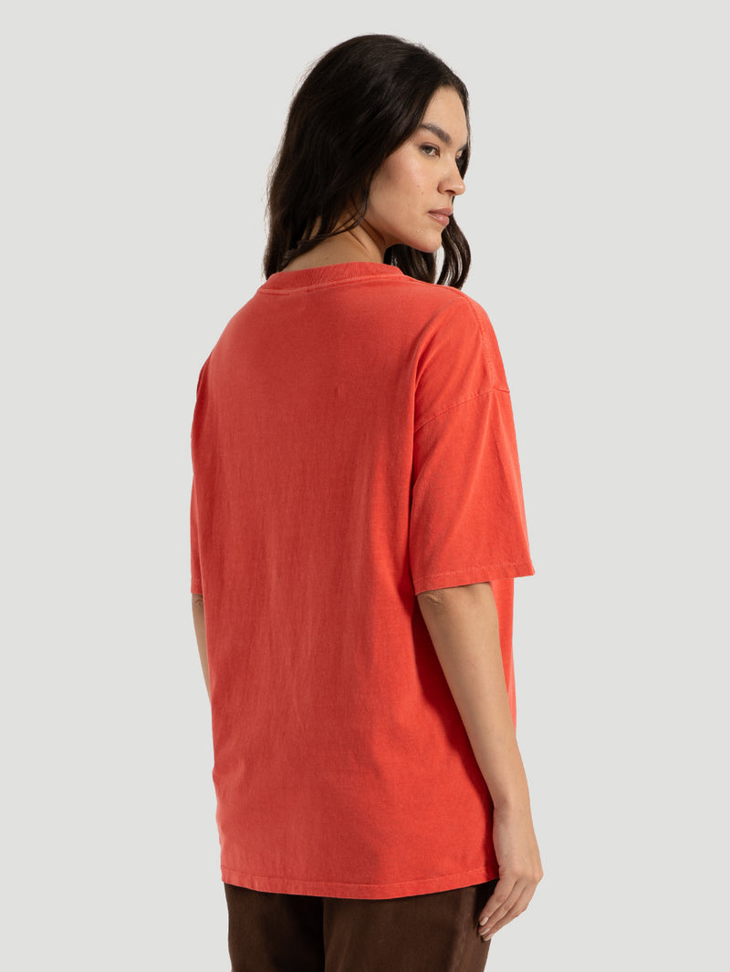 Camiseta Especial Feminina Hurley College Vermelha