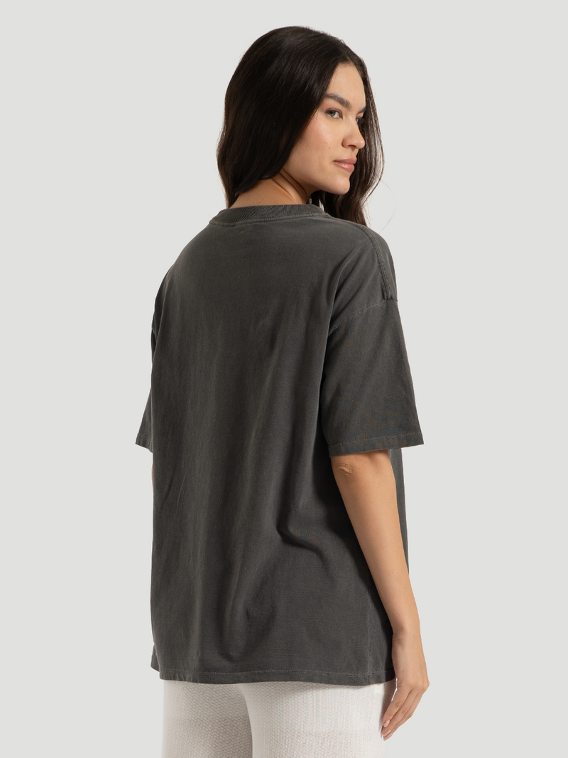 Camiseta Especial Feminina Hurley Fish Preto