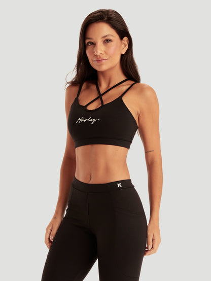 Top Preto Hurley Action