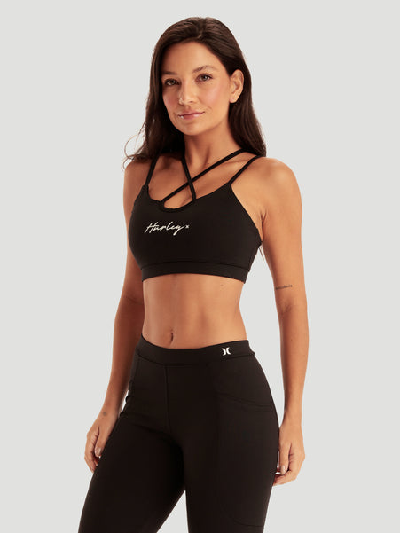 Top Preto Hurley Action