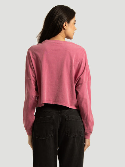 Blusa Manga Longa Hurley Sun Rosa