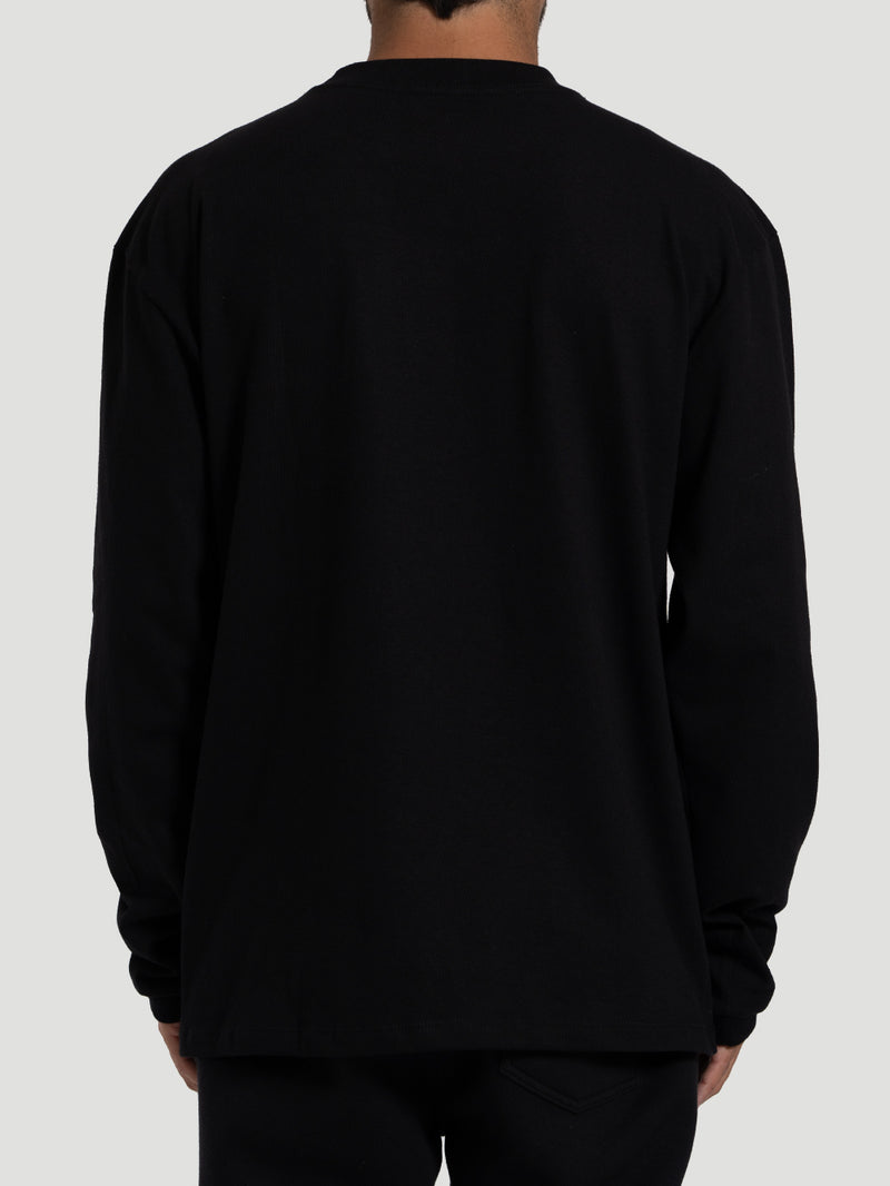 Camiseta  Manga Longa Hurley Nine Nine Preta Maxfit