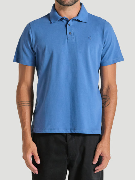 Camisa Gola Polo Azul Hurley Weekend
