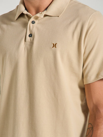 Camisa Gola Polo Bege Hurley Weekend