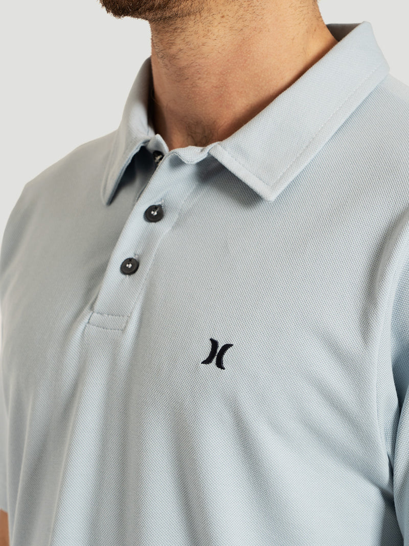 Camisa Polo Azul Claro Hurley Intro
