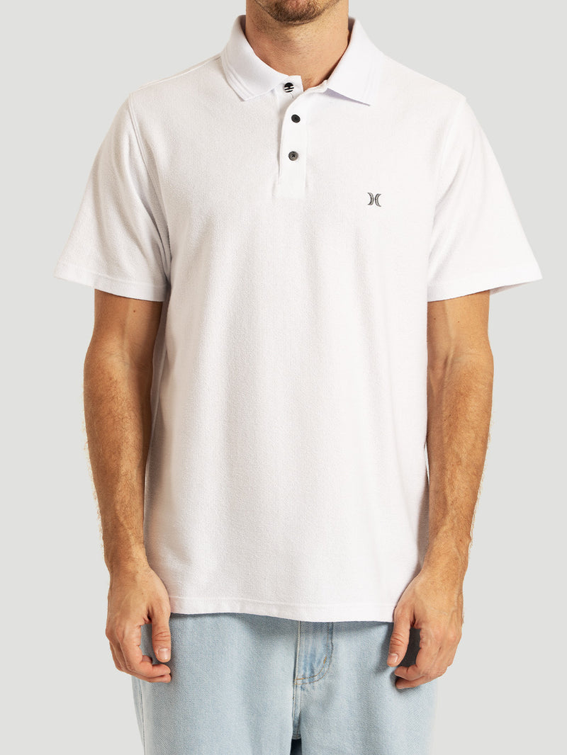 Camisa Polo Branca Hurley Soft