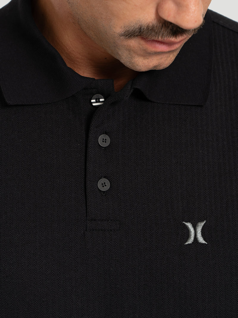 Camisa Polo Hurley Sunday Preta