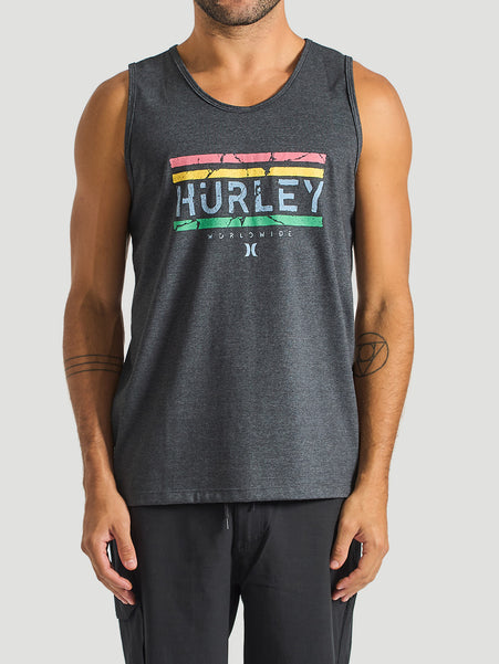 Regata Hurley Jam Mescla Preto