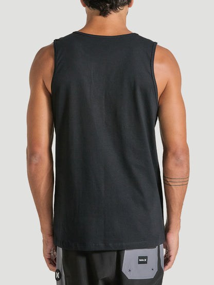 Regata Preta Casual Hurley Globo