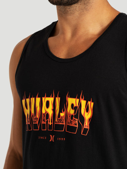 Regata Preta Hurley Flame