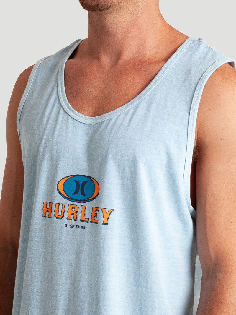Regata Azul Tinturada Hurley Retro Waves