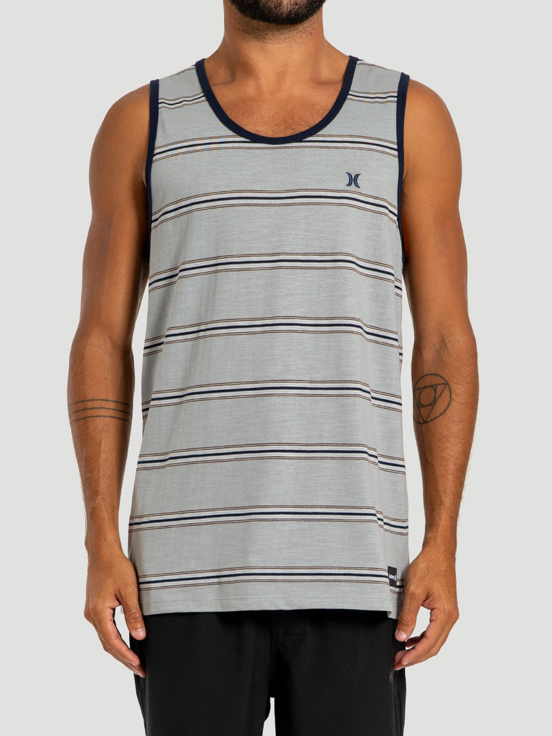 Regata Especial Hurley Sunset Listrada Cinza