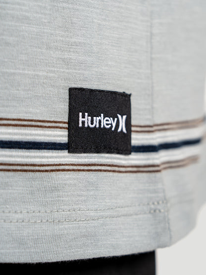 Regata Especial Hurley Sunset Listrada Cinza