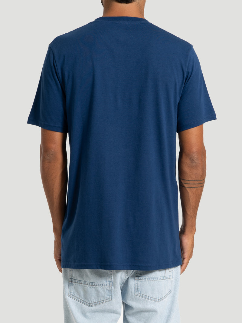 Camiseta Cotton No Rules Hurley Azul Marinho