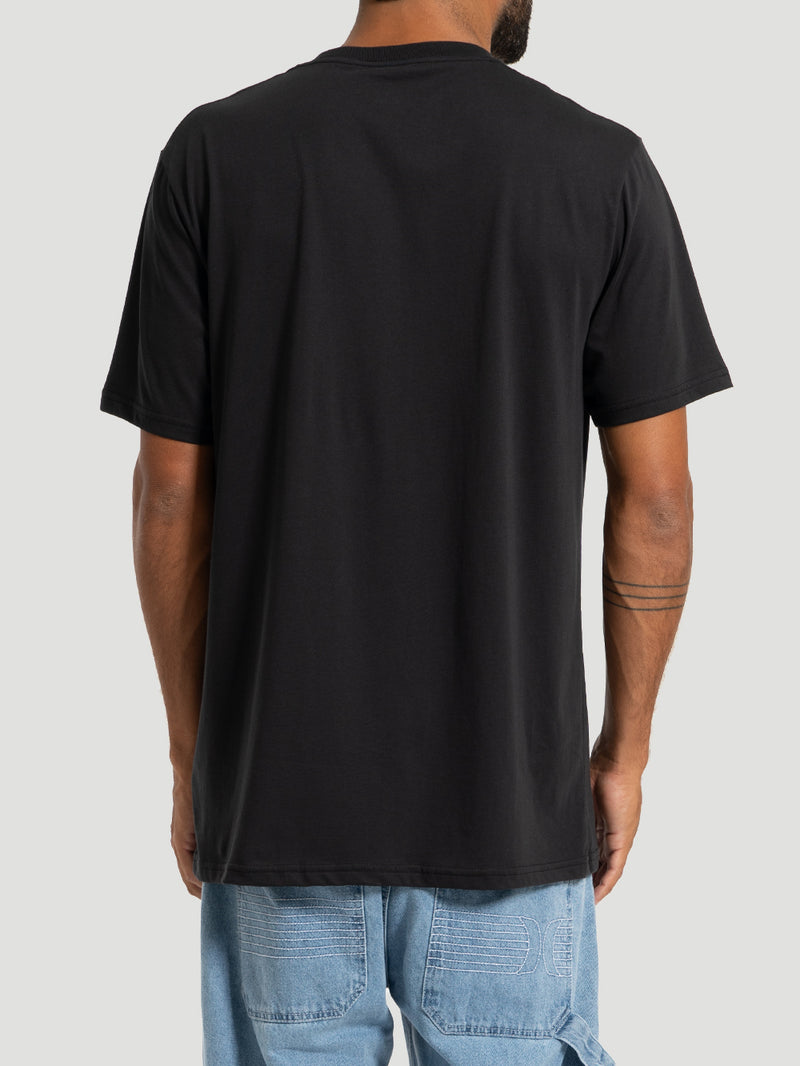 Camiseta Cotton Outline Hurley Preta
