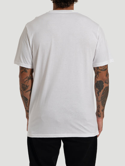 Camiseta Cotton Trademark Hurley Branca