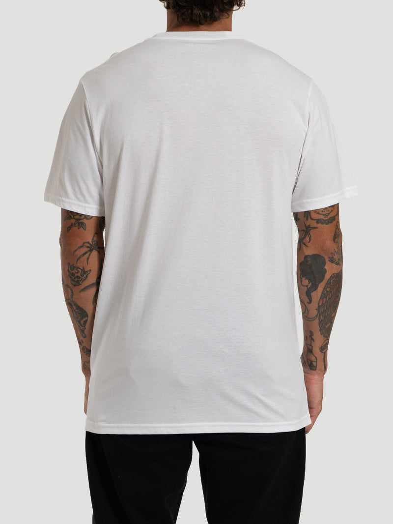 Camiseta Cotton Trademark Hurley Branca