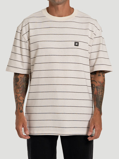 Camiseta Maxfit Stripes Hurley Branca