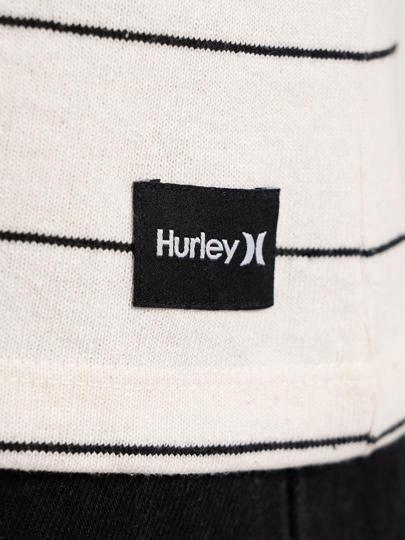 Camiseta Maxfit Stripes Hurley Branca