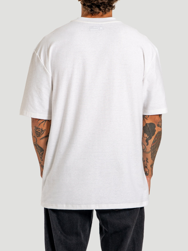 Camiseta Hurley Estocolmo Max Fit Off White